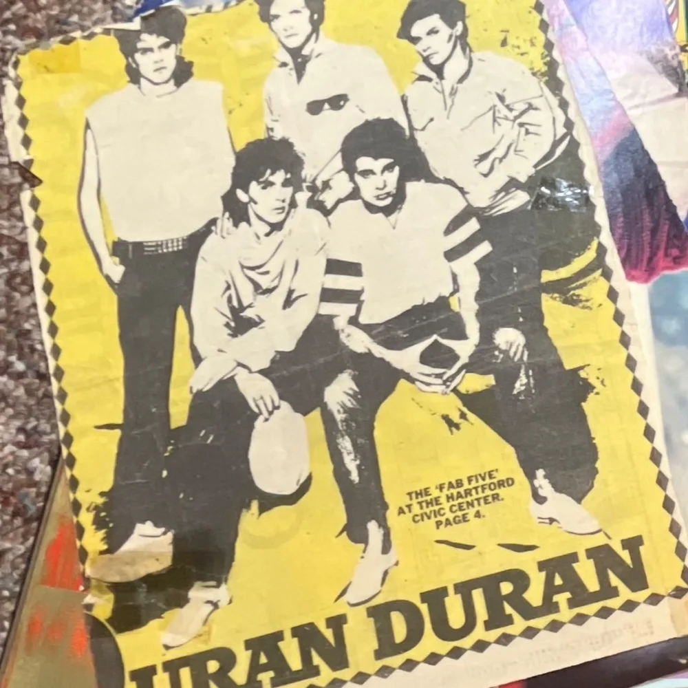 Vintage Duran Duran 1987 "Strange Behaviour Tour" Concert Book - Picture 9 of 11